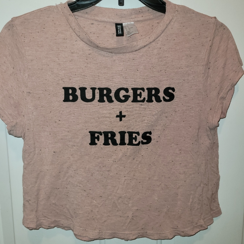 H&M Burgers and Fries Tee